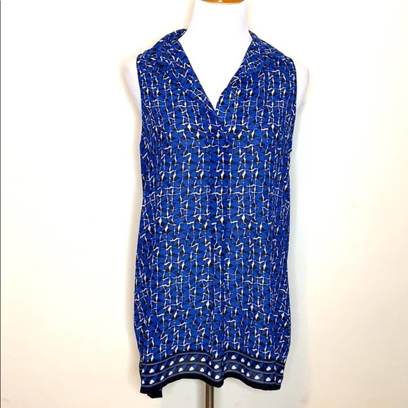 Max Edition Blue Sleeveless Top - Picture 1 of 7